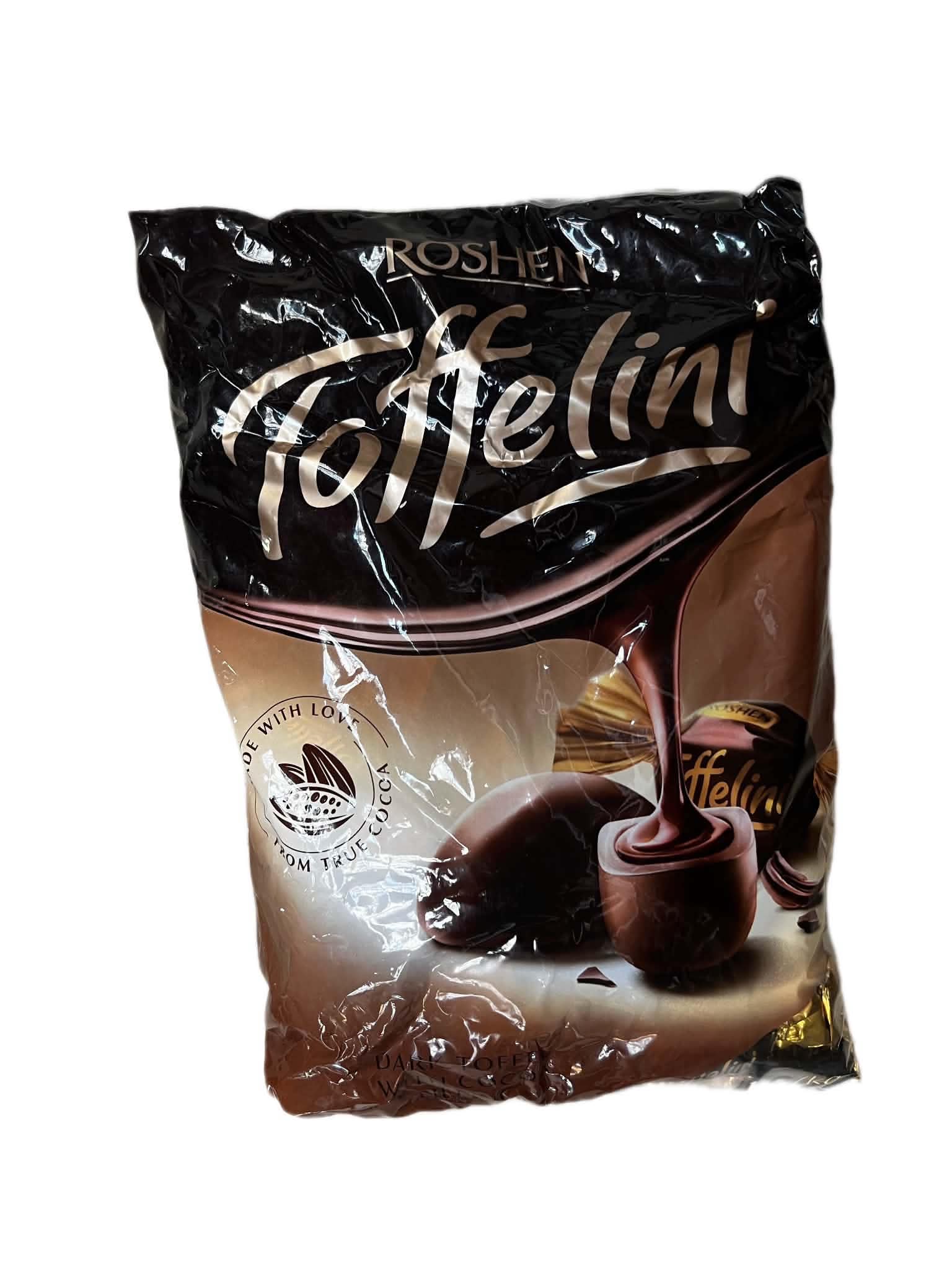Roshen Toffelin – Kakaós-csokoládés töltött cukorka