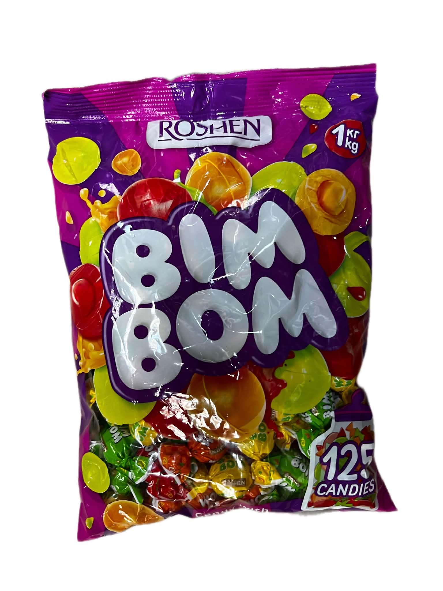 Roshen Bim Bom – Gyümölcsös töltött cukorka