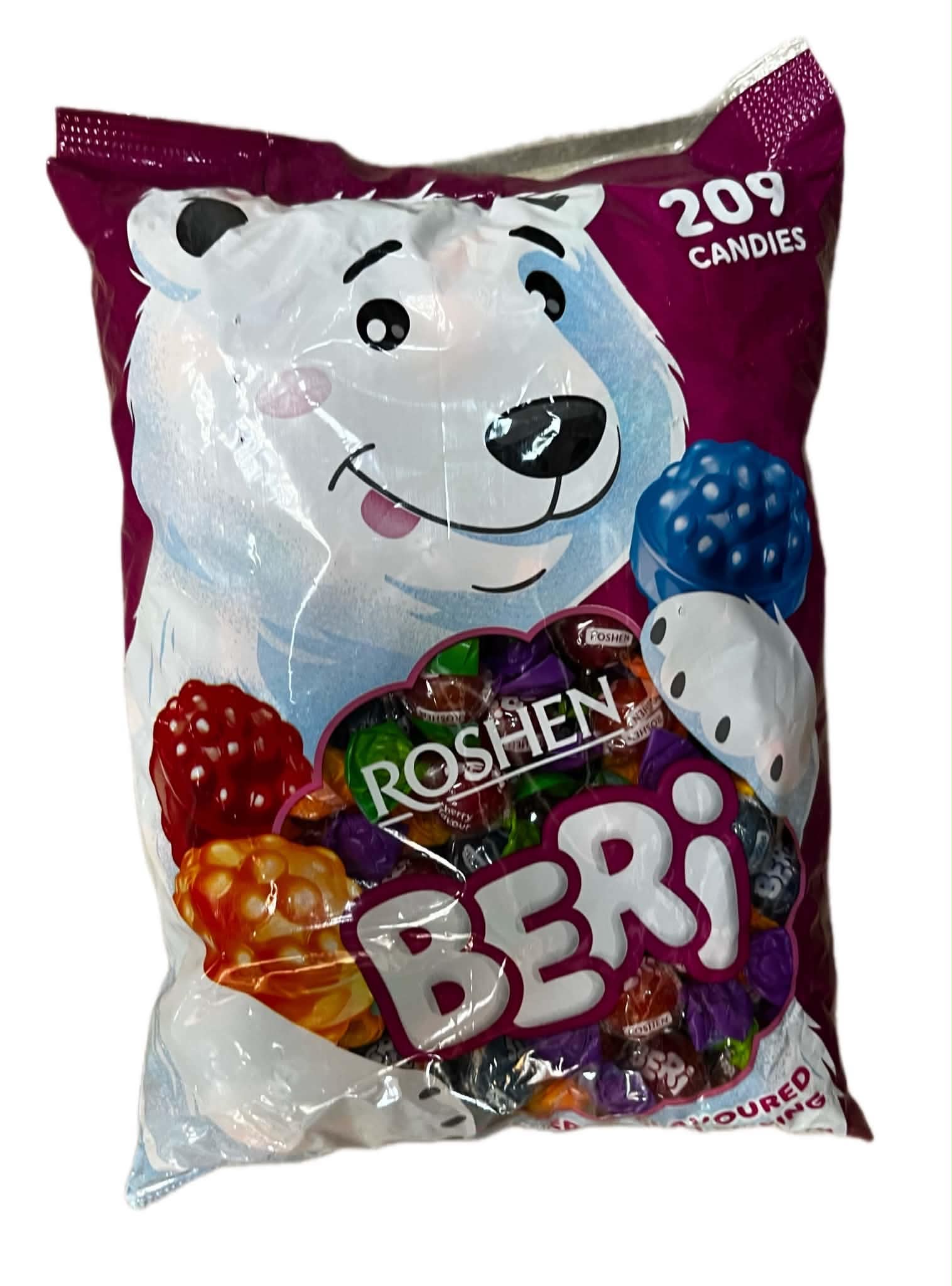Roshen Beri – Gyümölcsös töltött cukorkák