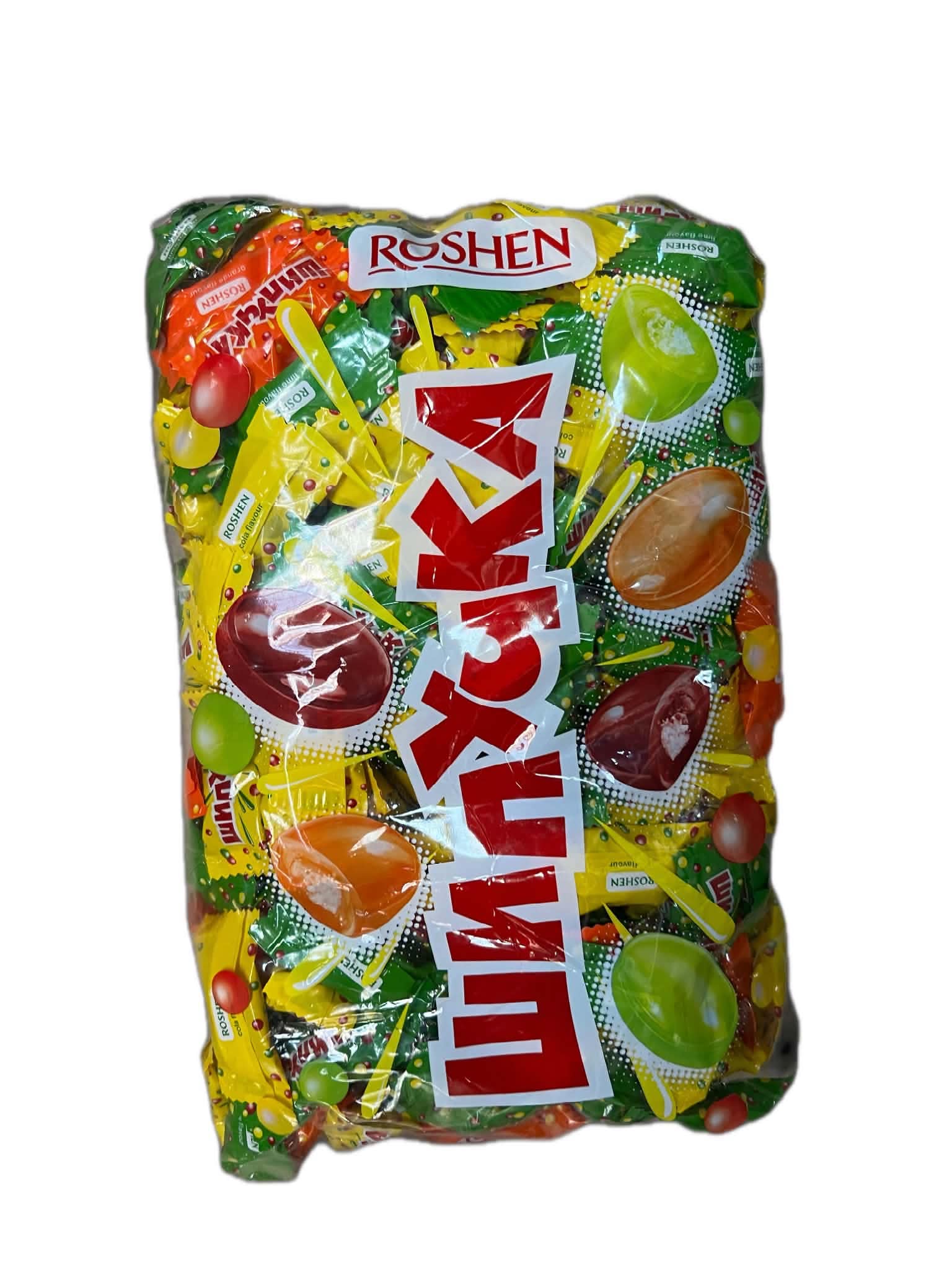 💥 ROSHEN Шипучка – Pezsgő töltelékes cukorka 🍬