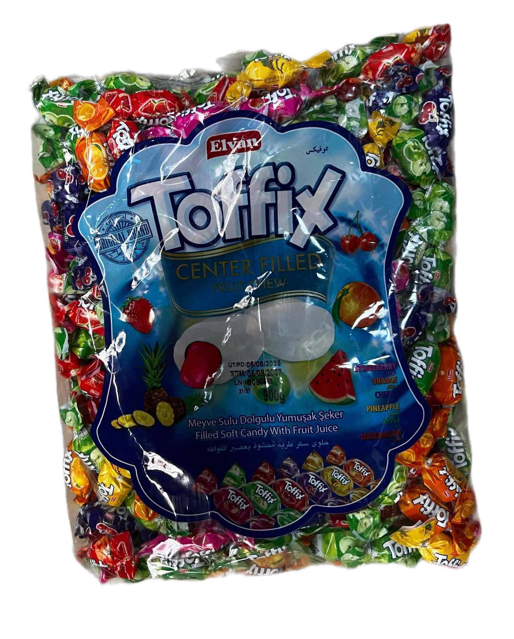 Elvan Toffix – Gyümölcstöltelékkel töltött cukorka
