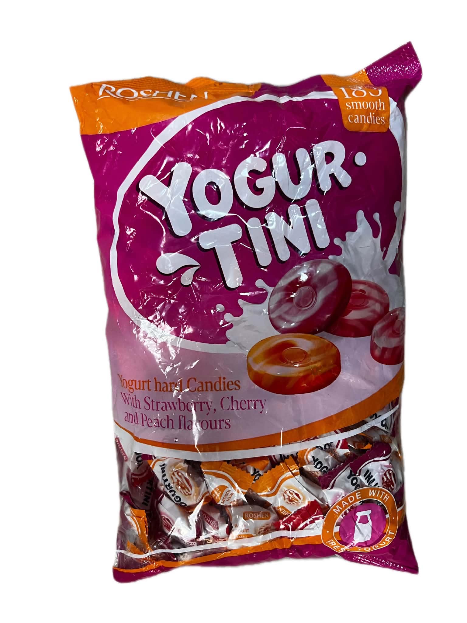 Roshen Yogurtini – Joghurtos cukorka