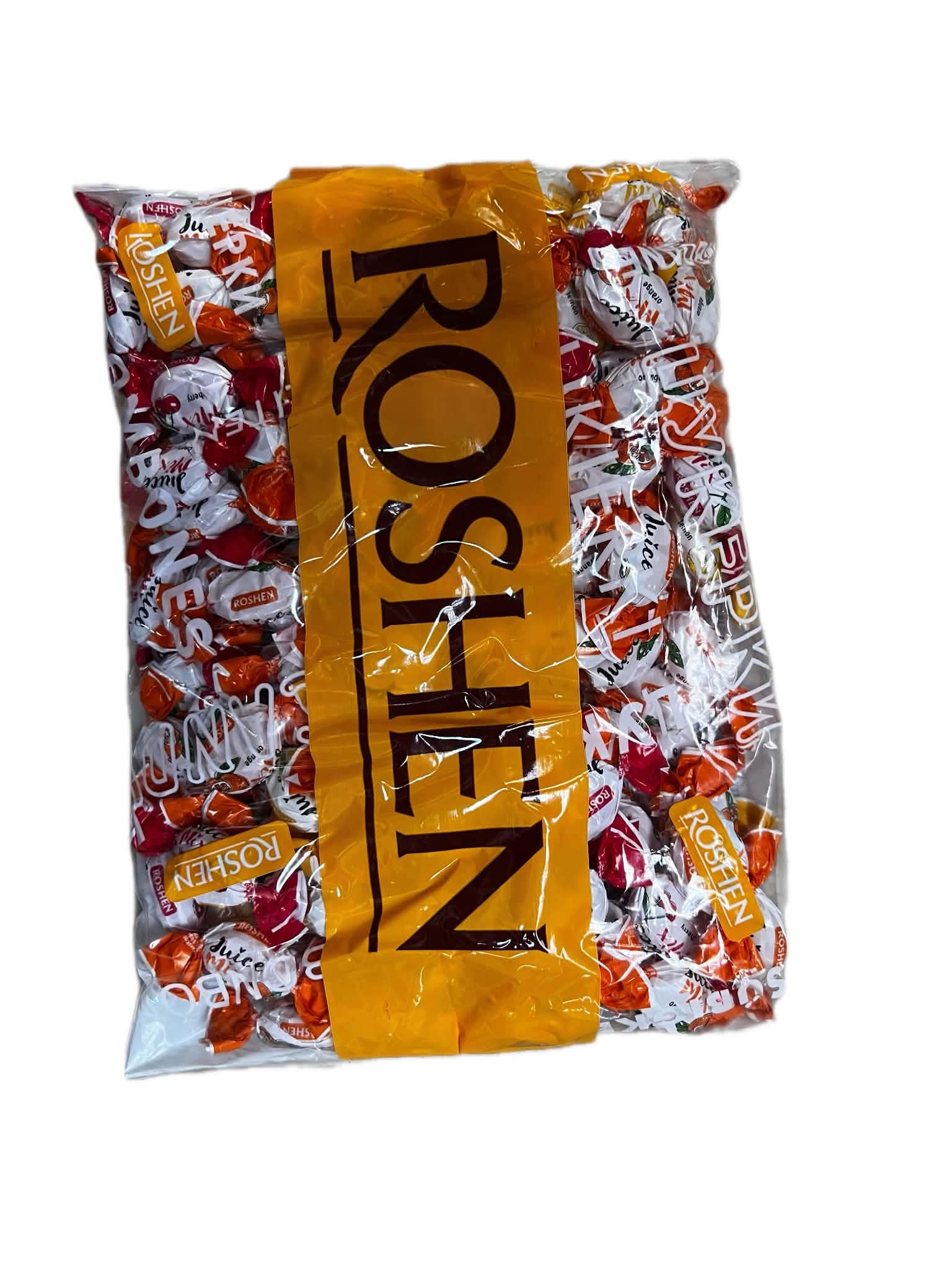 🍬 Roshen Juice Mix – Gyümölcsös töltött cukorka
